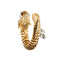 Bracelet Roberto Coin - Bracelet rigide dragon en or rose et or blanc, rubis et diamants 58 Facettes 39080