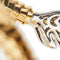 Bracelet Roberto Coin - Bracelet rigide dragon en or rose et or blanc, rubis et diamants 58 Facettes 39080