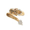 Bracelet Roberto Coin - Bracelet rigide dragon en or rose et or blanc, rubis et diamants 58 Facettes 39080