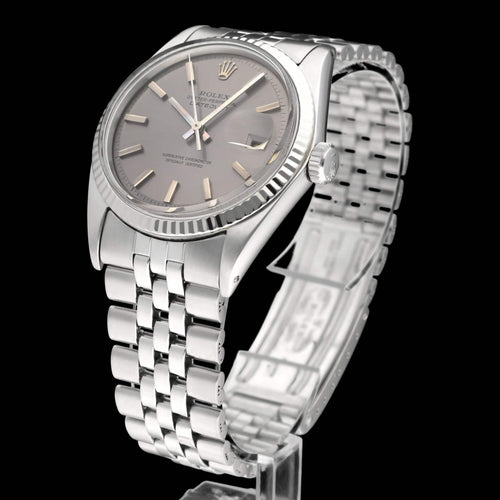 Montre Rolex Datejust réf. 1601 - Montre automatique acier cadran violet (1968) 58 Facettes