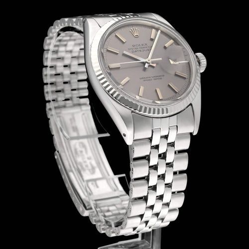 Montre Rolex Datejust réf. 1601 - Montre automatique acier cadran violet (1968) 58 Facettes