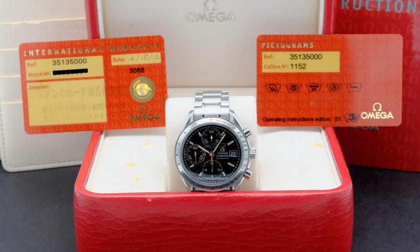 Montre Omega Speedmaster Date - Montre automatique en acier 39 mm 58 Facettes OMG/SPE/565