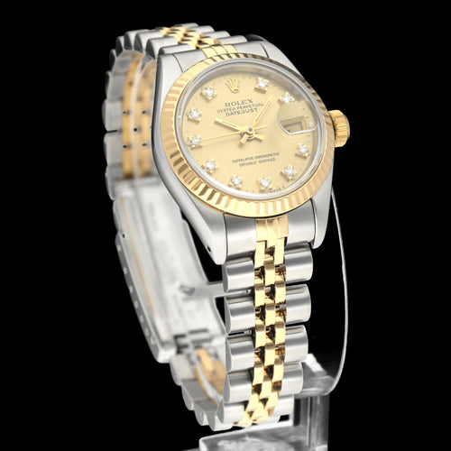 Montre Rolex Lady-Datejust 69173G - Montre dame automatique 26 mm or/acier 58 Facettes ROL/LDJ/618