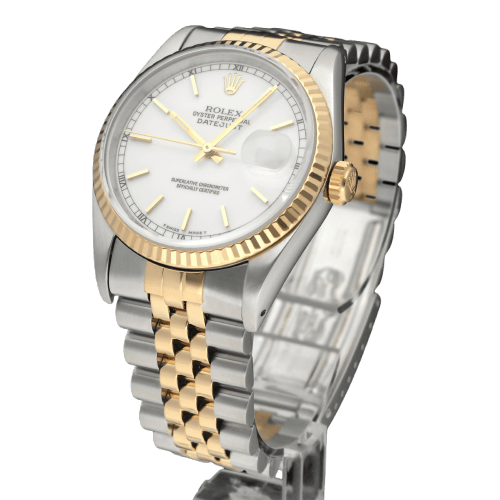 Montre Rolex Datejust 16233 - Montre automatique en acier et or 58 Facettes ROL/DJ1/1356