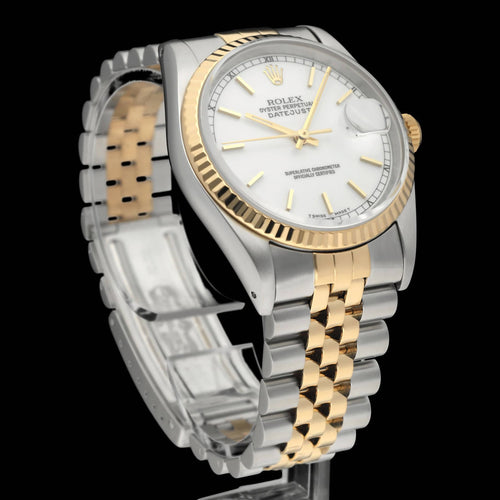 Montre Rolex Datejust 16233 - Montre automatique en acier et or 58 Facettes ROL/DJ1/1356