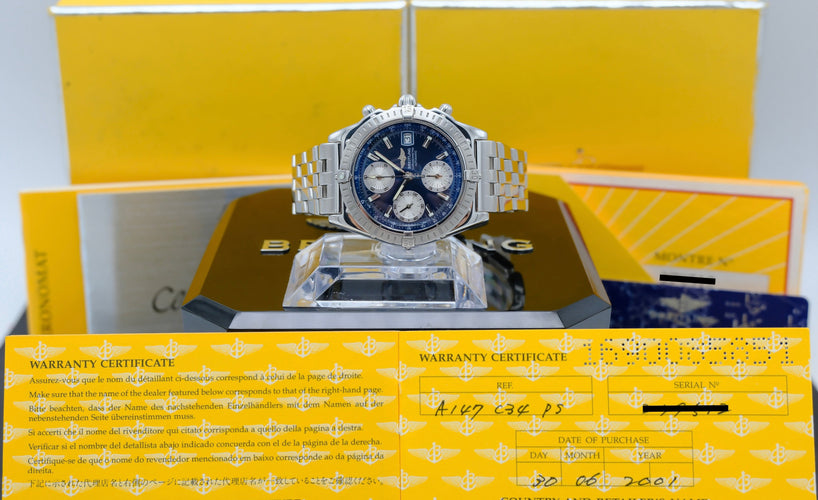 Montre Breitling Chronomat - Montre automatique en acier réf. A13352 (2001) 58 Facettes BTL/CHM/206