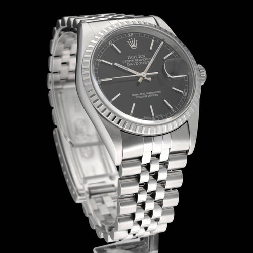 Montre Rolex Datejust 16220 - Montre automatique en acier 36 mm (2000) 58 Facettes ROL/DJ1/1352