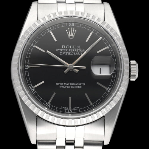 Montre Rolex Datejust 16220 - Montre automatique en acier 36 mm (2000) 58 Facettes ROL/DJ1/1352