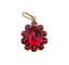 Pendentif Pendentif marguerite victorien en or rose 18k et grenats (vers 1870) 58 Facettes A06744