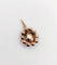 Pendentif Pendentif marguerite victorien en or rose 18k et grenats (vers 1870) 58 Facettes A06744