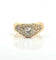 Bague 56 Bague vintage en or jaune 18 carats et diamants naturels 58 Facettes 89556-AC11626