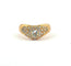 Bague 56 Bague vintage en or jaune 18 carats et diamants naturels 58 Facettes 89556-AC11626