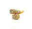 Bague Toi et Moi cœur en or jaune 18 ct et diamants 58 Facettes 90109-AC11889