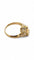Bague Toi et Moi cœur en or jaune 18 ct et diamants 58 Facettes 90109-AC11889