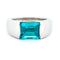 Bague 55 Bague topaze taille émeraude en or blanc 18k 58 Facettes 374B3F36E13D4AC198553A53CCF702BE