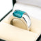 Bague 55 Bague topaze taille émeraude en or blanc 18k 58 Facettes 374B3F36E13D4AC198553A53CCF702BE