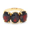 Bague 51 Bague trilogie en or 18k avec grenats 58 Facettes 0233C53C5728439FB66C5D199BE992D4