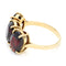 Bague 51 Bague trilogie en or 18k avec grenats 58 Facettes 0233C53C5728439FB66C5D199BE992D4