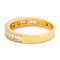 Bague 55 Bague triple rangée en or 18k et diamants taille brillant 58 Facettes 6A91382035AA4DC5AD445D0F0F3D5240