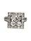 Bague 52 Bague ancienne en or blanc 18K et diamants 1 ct 58 Facettes 1683