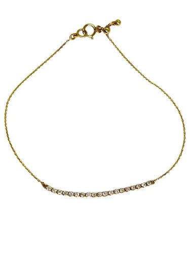 Bracelet Bracelet rivière en or jaune 18K et diamants 0,30 ct 58 Facettes 1342