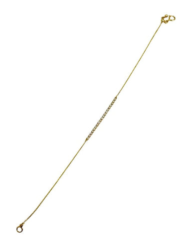 Bracelet Bracelet rivière en or jaune 18K et diamants 0,30 ct 58 Facettes 1342