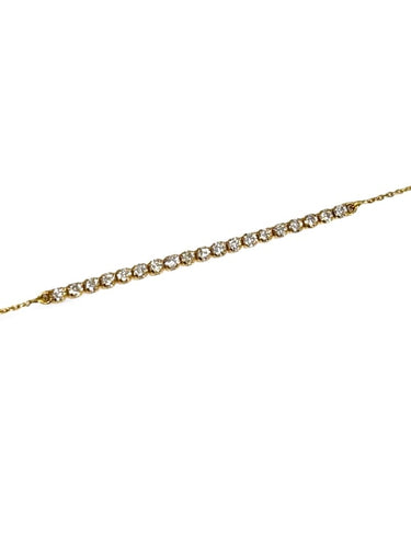 Bracelet Bracelet rivière en or jaune 18K et diamants 0,30 ct 58 Facettes 1342