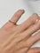 Bague 47 Demi-alliance en or blanc 18K et diamants 0,25 ct 58 Facettes 1714