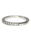 Bague 47 Demi-alliance en or blanc 18K et diamants 0,25 ct 58 Facettes 1714