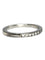 Bague 47 Demi-alliance en or blanc 18K et diamants 0,25 ct 58 Facettes 1714