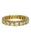 Bague 51 Alliance tour complet en or jaune 18K et diamants 2,40 ct 58 Facettes 1679
