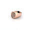 Bague 53 Bague en or rose 18 ct avec diamants 58 Facettes 164/26 B