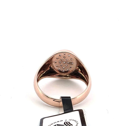 Bague 53 Bague en or rose 18 ct avec diamants 58 Facettes 164/26 B