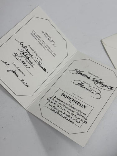 Bague 52 Boucheron - Bague solitaire en platine 950 et diamant 0,30 ct 58 Facettes 1671