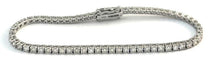 Bracelet Bracelet ligne tennis en or blanc et diamants 3,09 ct 58 Facettes 269289
