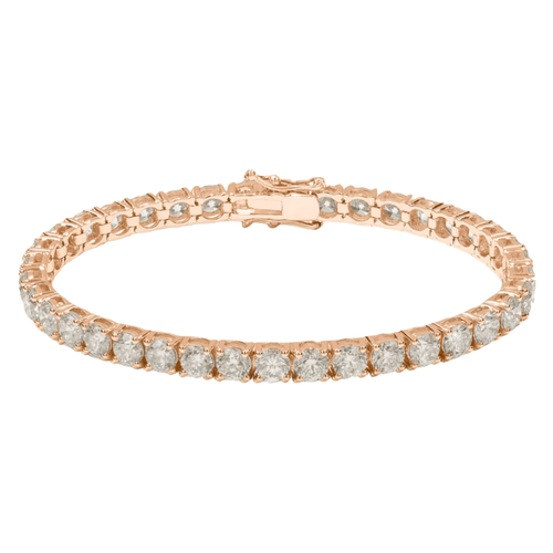 Bracelet Bracelet tennis en or rose et diamants 2,90 ct 58 Facettes 269290