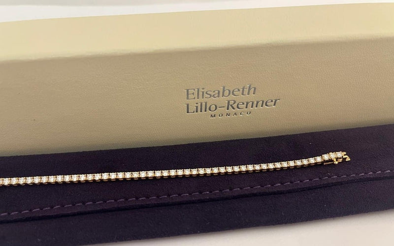 Bracelet Bracelet tennis en or rose et diamants 2,90 ct 58 Facettes 269290