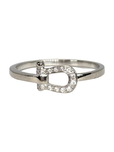 Bague 51 Fred Force 10 - Bague en or blanc 18K et diamants 58 Facettes 1715