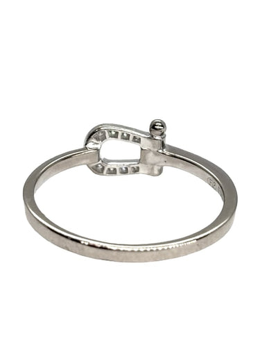 Bague 51 Fred Force 10 - Bague en or blanc 18K et diamants 58 Facettes 1715