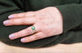 Bague 54 Bague émeraude et diamants 58 Facettes BAG-FA-56