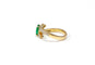 Bague 54 Bague émeraude et diamants 58 Facettes BAG-FA-56