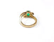 Bague 54 Bague émeraude et diamants 58 Facettes BAG-FA-56