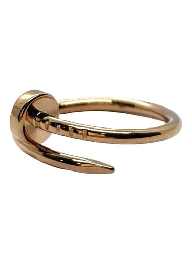 Bague 48 Cartier Clou - Bague petit modèle en or rose 18K 58 Facettes 1713