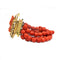 Bracelet Bracelet ancien en or jaune 750‰ au camée et corail rouge 58 Facettes 260078R