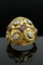 Bague 53 Cozzolino - Bague bombée en or jaune 18K diamants et rubis 58 Facettes