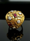 Bague 53 Cozzolino - Bague bombée en or jaune 18K diamants et rubis 58 Facettes