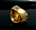 Bague 53 Cozzolino - Bague bombée en or jaune 18K diamants et rubis 58 Facettes