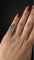 Bague 50 Bague serpent stylisée - Bague en or avec rubis et diamants 58 Facettes