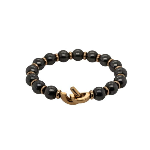 Bracelet Cartier - Bracelet perlé en or jaune et hématite 58 Facettes 50222