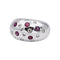 Bague 53 Bague  Boule  Or blanc Diamant, Rubis 58 Facettes 4984044RV